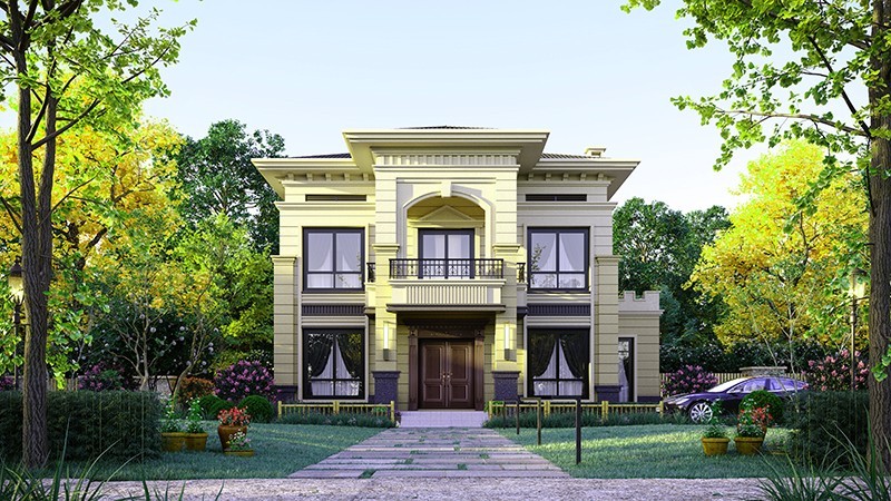 金牛中式合院住宅，开放庭院与邻里乡亲更亲近